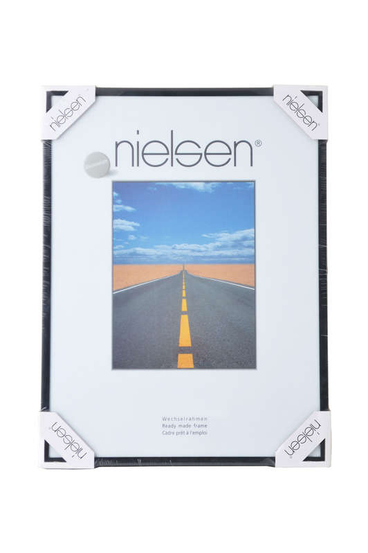 Matte-Black GALLERY-CANVAS DEPTH matted wood frame 18x24/14x18 by Nielsen®  - Picture Frames, Photo Albums, Personalized and Engraved Digital Photo  Gifts - SendAFrame