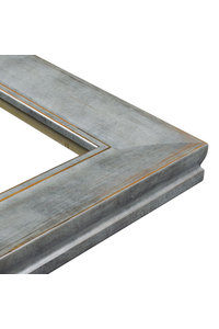 Shiny silver cushion 43mm