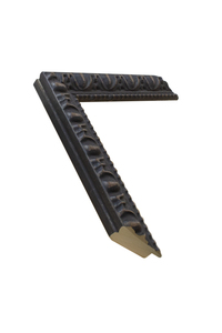 Ornate matt black 