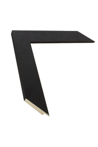 Matt black wood grain