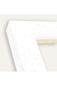 Chunky white wood grain