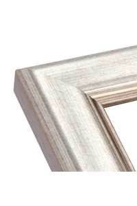 Silver distressed antique