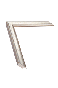 Silver distressed antique