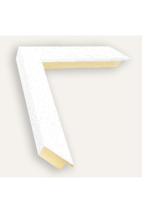 Matt white wood grain