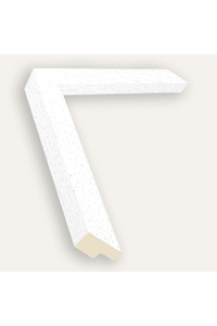 Matt white wood grain deep profile