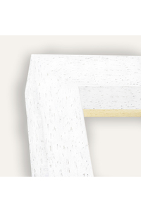 Matt white wood grain