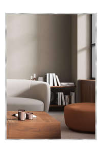 Nielsen Alpha Wall Mirror Silver 50x70cm 