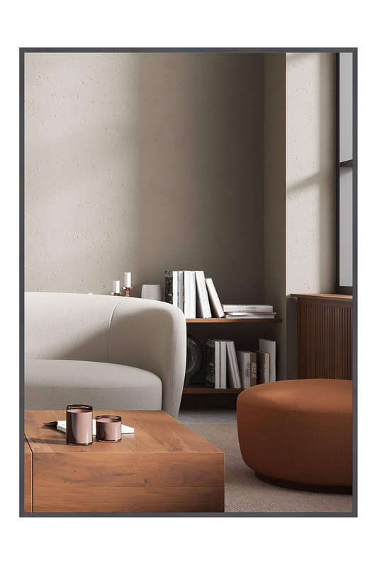 Nielsen Alpha Wall Mirror Black Oak 50x70cm 