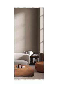 Nielsen Alpha Wall Mirror Silver 70x170cm 