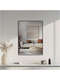 Nielsen Alpha Wall Mirror Black 50x70cm lifestyle 2-