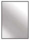 Nielsen Alpha Wall Mirror Black 50x70cm mian 2-