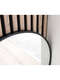 Nielsen Jaron Wall Mirror Black 60x60cm close-