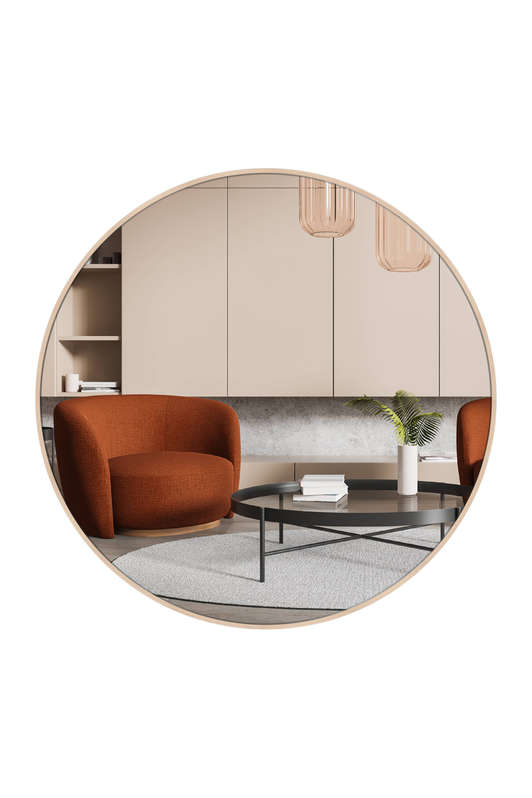 Nielsen Jaron Wall Mirror Oak 80x80cm