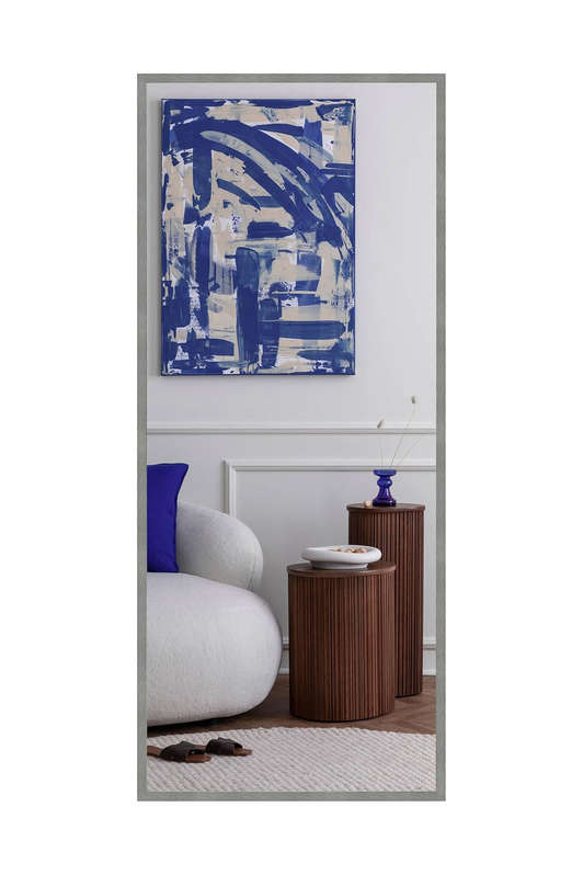 Nielsen Star Wall Mirror Soft Grey 70x170cm 
