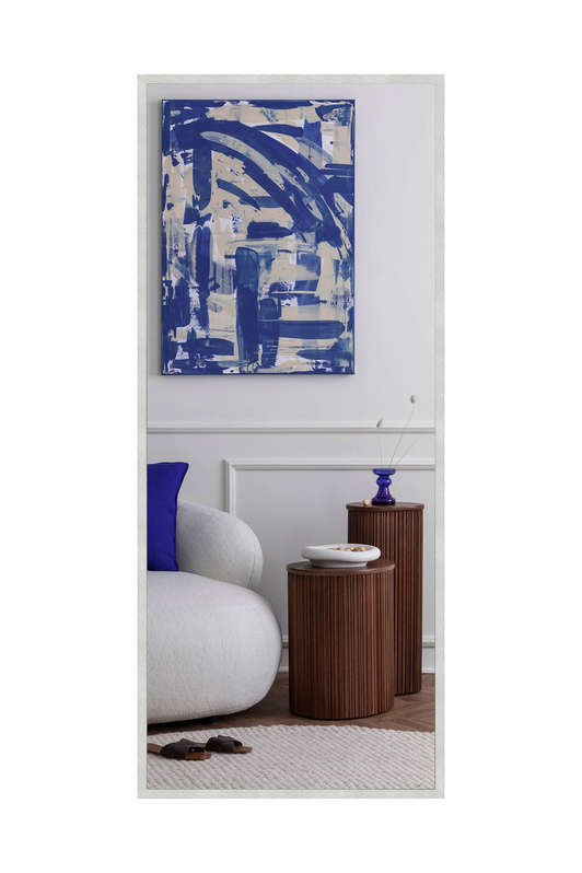 Nielsen Star Wall Mirror Frosted Silver 70x170cm 