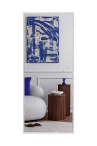 Nielsen Star Wall Mirror Frosted Silver 70x170cm 