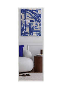 Nielsen Star Wall Mirror Frosted Silver 50x150cm 